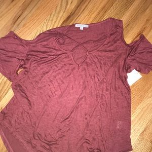 Purple Short sleeve shirt